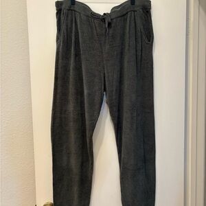 Barefoot Dreams women’s Charcoal drawstring buttery soft Sweatpants joggers 1X